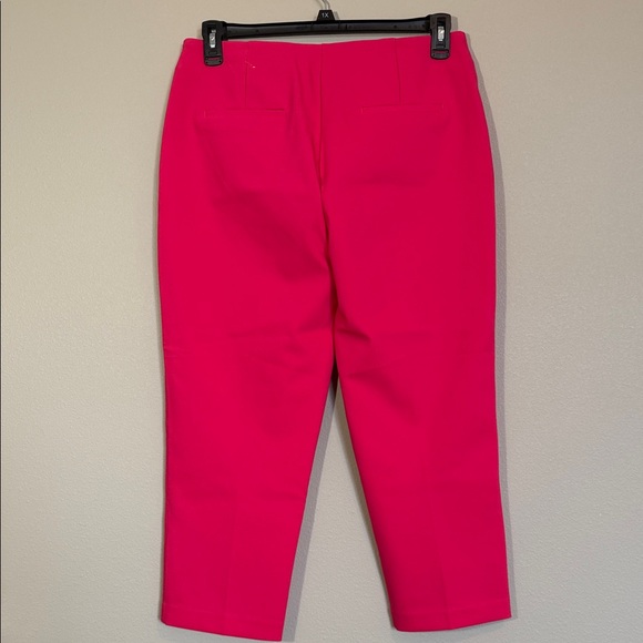 Rachel Zoe Hot Pink Slip-on Trousers, with pockets, size 12 (stretchy) - Picture 3 of 7